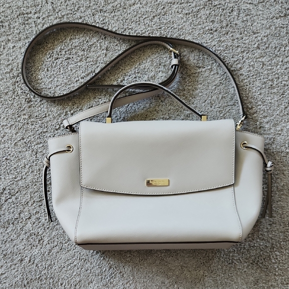 Kate Spade Cream Crossbody Bag with Gold Accents - Picture 1 of 12